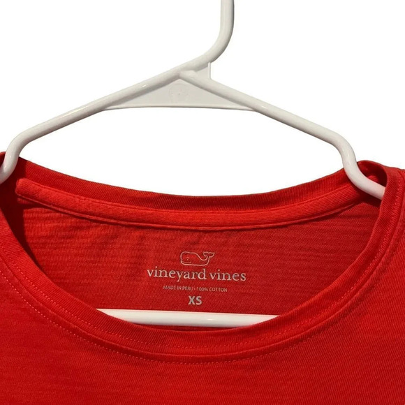 Vineyard Vines Performance Women's XS Red Long Sleeve Crewneck T Shirt - Picture 3 of 5